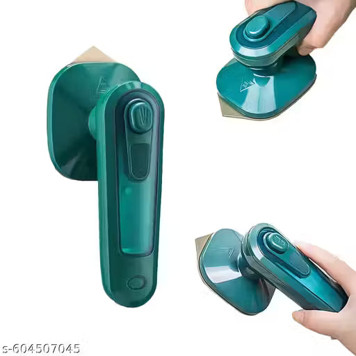 Portable steamer iron (GREEN) with 60 ml water capacity