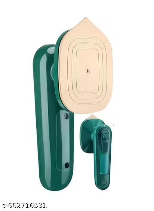 Portable steamer iron (GREEN) with 60 ml water capacity
