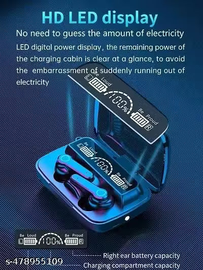 GamingTech buds 2 with powerbank and anc (active noise cancellation) 20 mm drivers